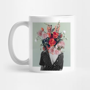 Surreal Flower Bloom Girl Mug